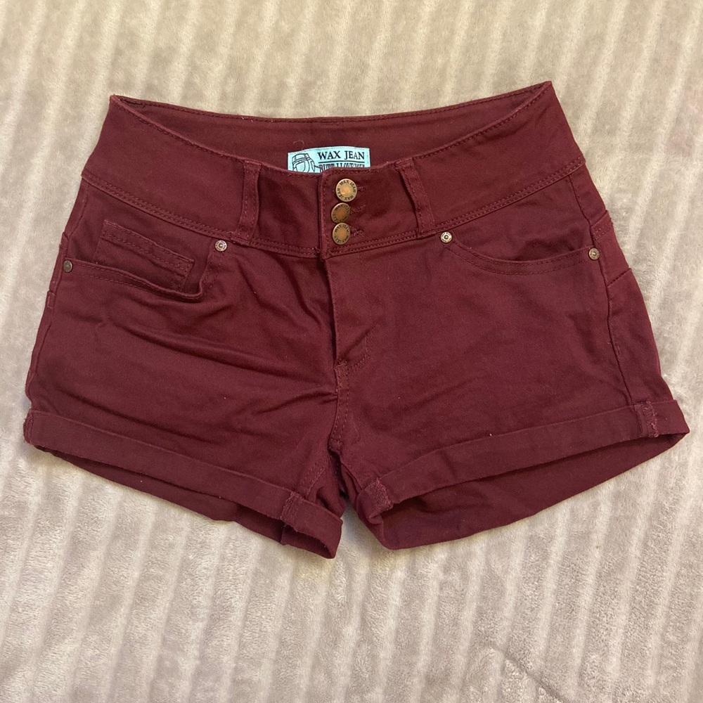 Wax Jean Shorts